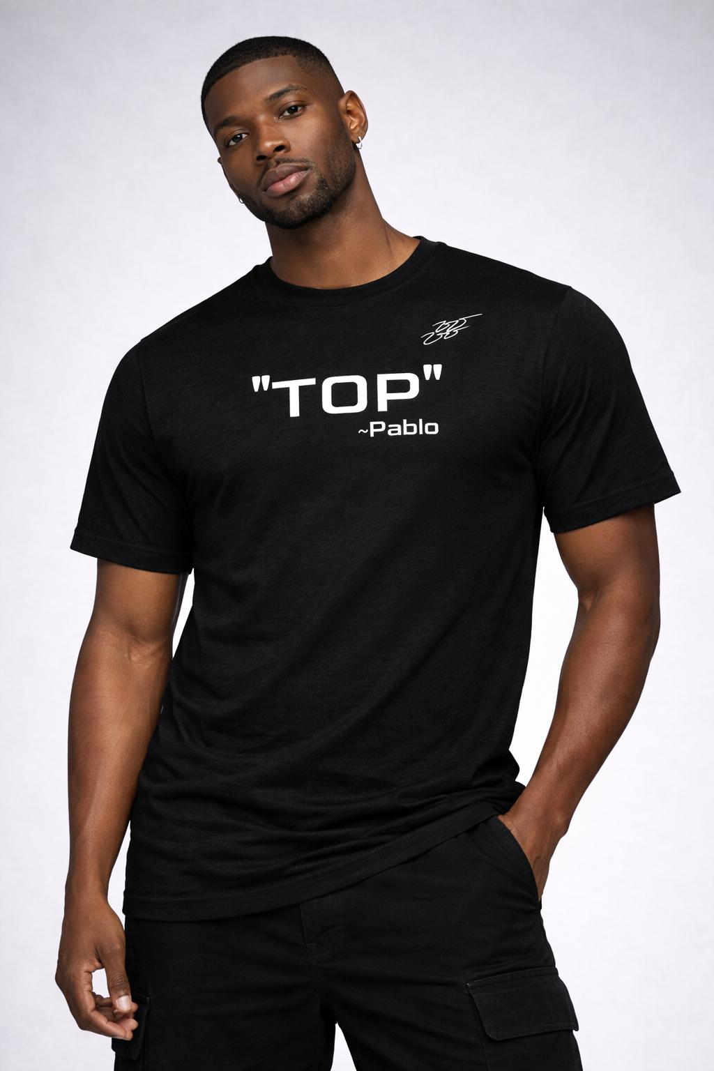 Customized "Top" by Pablo Tri-Blend Short sleeve t-shirt