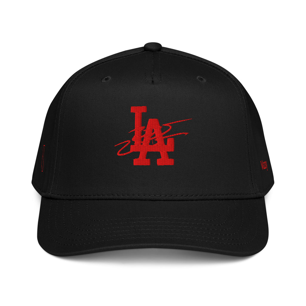 Black & Red Wazsy + LA Baseball Hat
