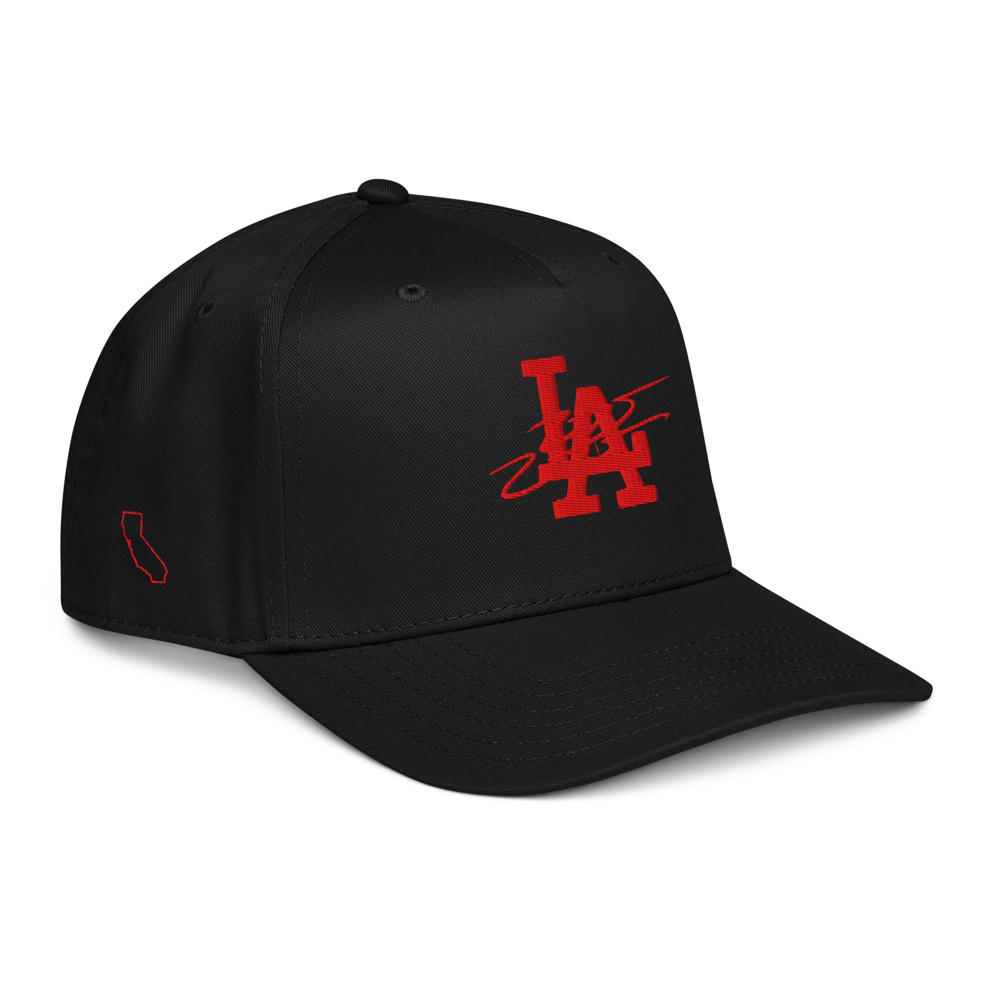 Black & Red Wazsy + LA Baseball Hat