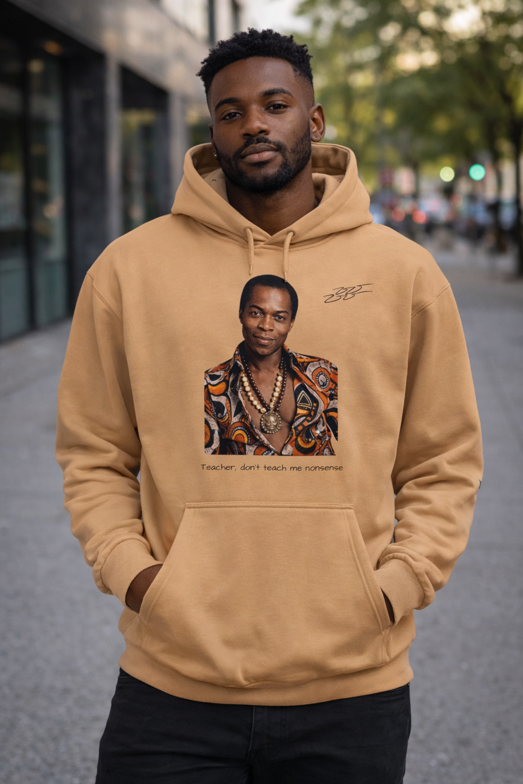 Fela Kuti Urban garment-dyed hoodie - '86 Album