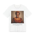 Portrait Quote T‑Shirt — Inspiring African Woman Photo Tee with Motivational Quote