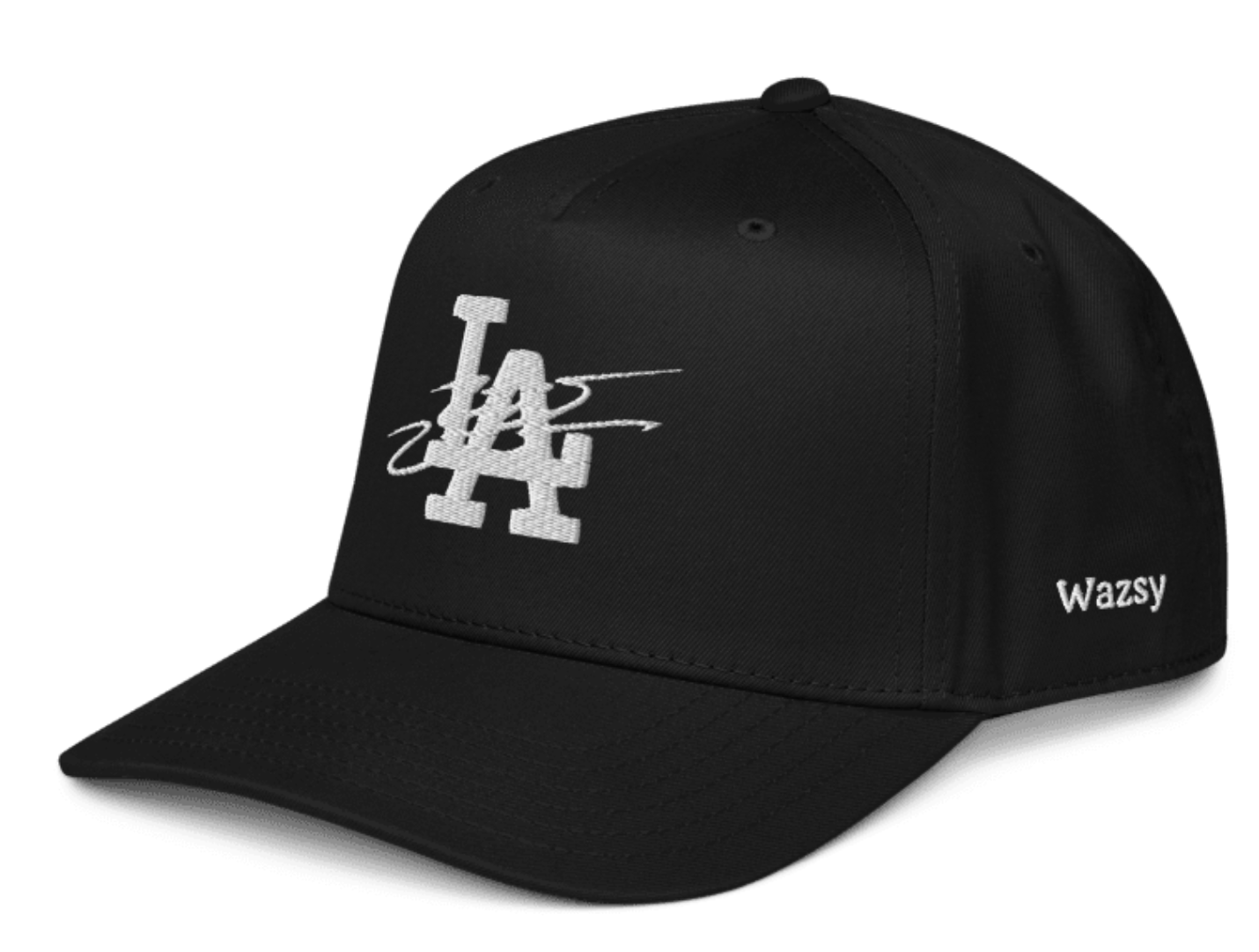 Black & White Wazsy + LA Baseball Hat
