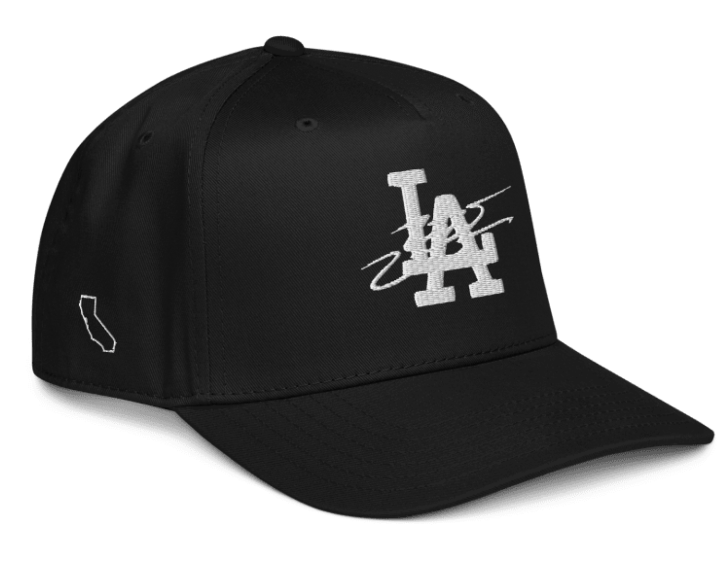 Black & White Wazsy + LA Baseball Hat
