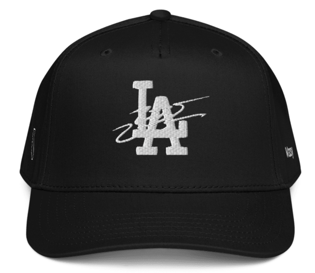 Black & White Wazsy + LA Baseball Hat
