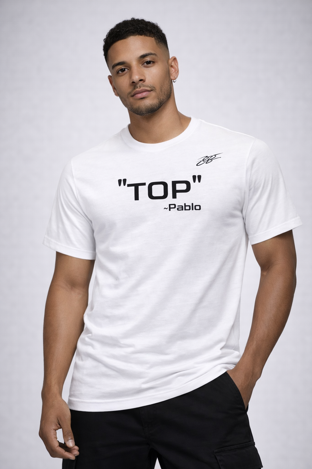 Customized "Top" by Pablo Tri-Blend Short sleeve t-shirt