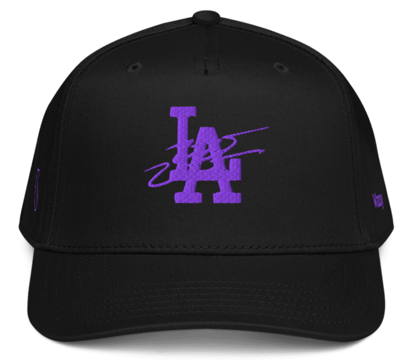 Black & Purple 'Wakanda Forever' Wazsy + LA Baseball Hat